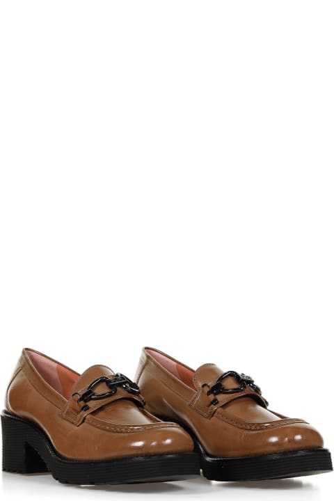 Leather Loafer With Heel