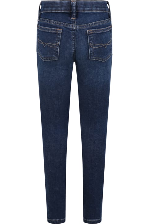 Ralph Lauren Blue Jeans For Girl - Denim