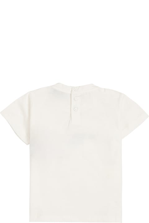 Emporio Armani Recycled Cotton T-shirt With Print - White