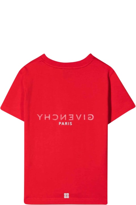 Givenchy Unisex Red T-shirt - B Nero
