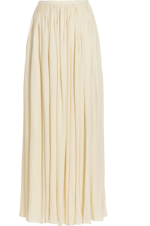 Khaite 'lowell' Skirt - OLIVE (Brown)