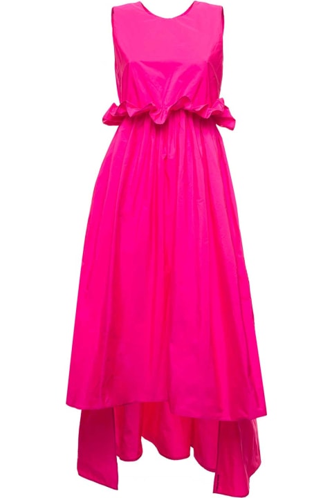 RED Valentino Pink Taffeta Long Dress - Avorio rosso