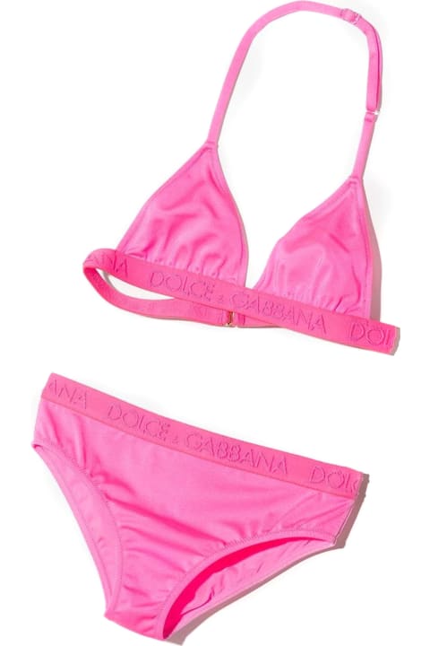 Pink Polyamide Swimsuit