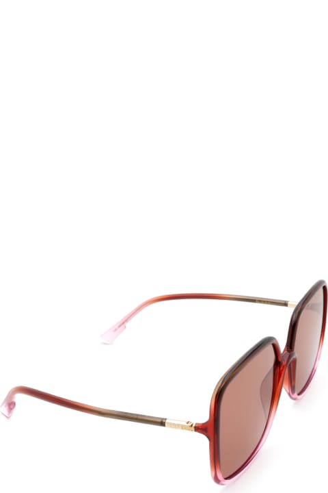 Dior Eyewear Sostellaire1 Brown Gradient Pink Sunglasses - J5G GOLD