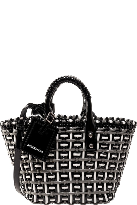 Balenciaga Bistro Xs Basket Shoulder Bag - Beige