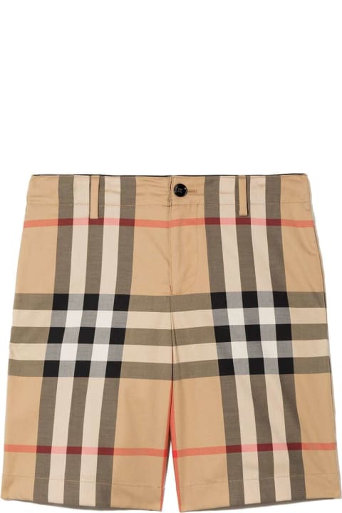 Burberry Vintage Cotton Bermuda Shorts - Bordo