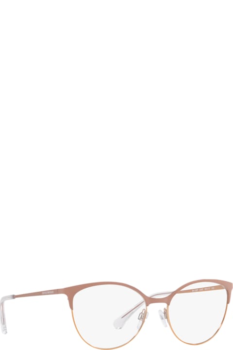 Emporio Armani Ea1087 Shiny Pink & Rose Gold Glasses - Marrone