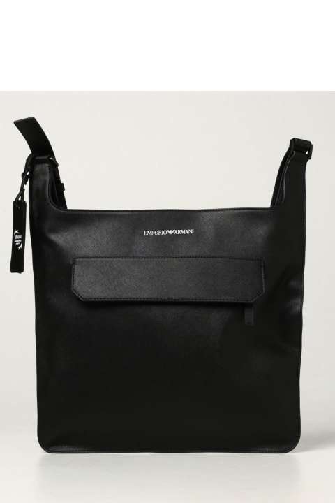 Shoulder Bag Emporio Armani Bag In Recycled Saffiano Leather