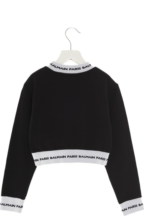 Balmain Sweater - Nero-fucsia
