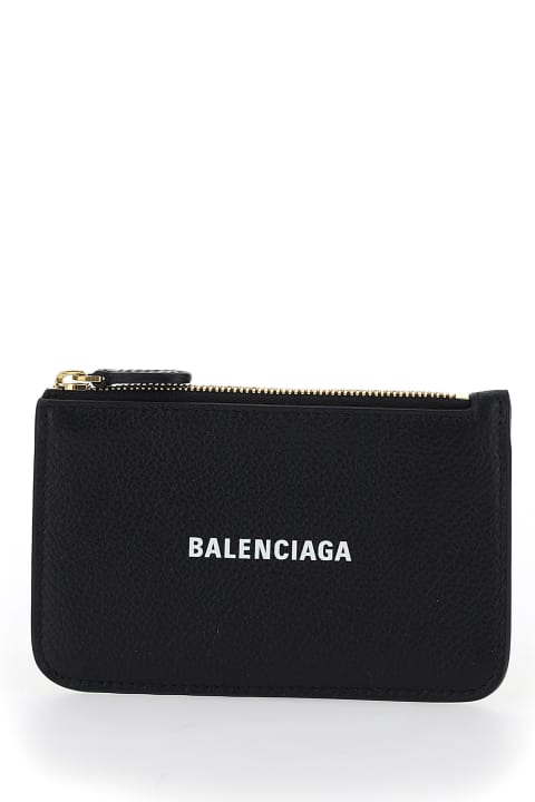 Balenciaga Card Holder - Black/white/black