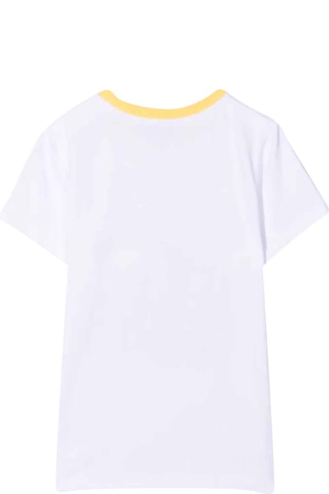 Moschino White T-shirt Unisex - Red