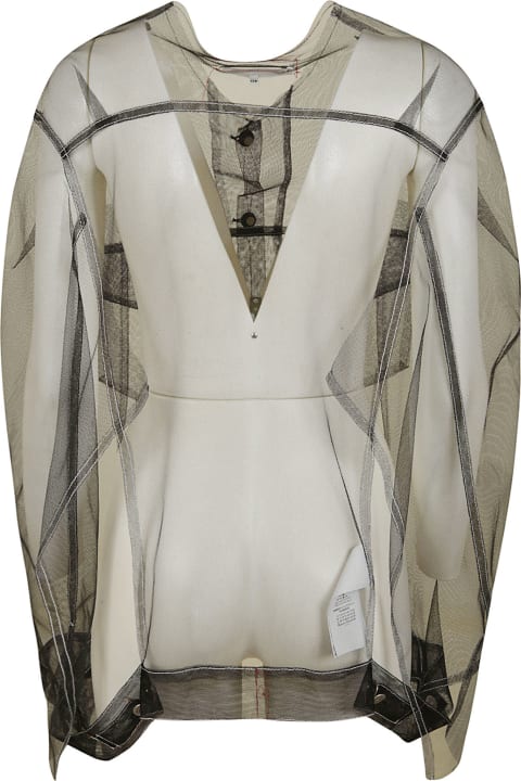 Maison Margiela Lace Buttoned Shirt - Off white