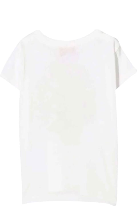 Simonetta Kids White T-shirt By Chanteclair - Multicolor