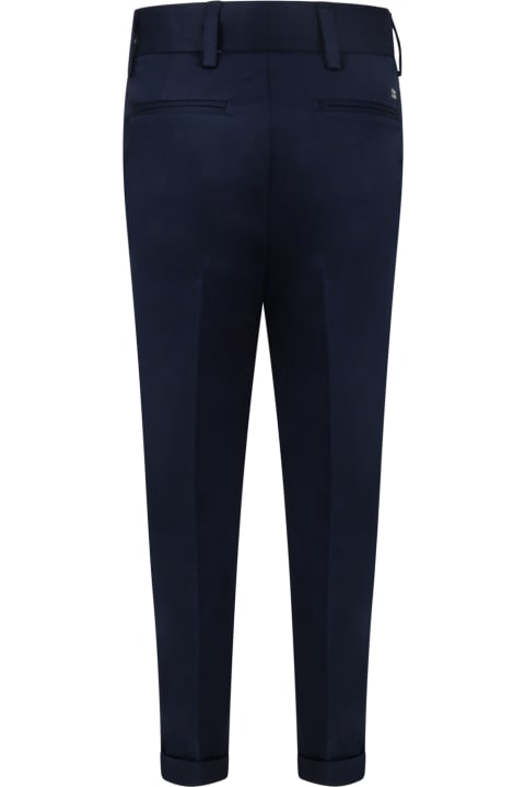 Blue Pants For Boy With Logo