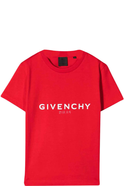 Givenchy Unisex Red T-shirt - Black