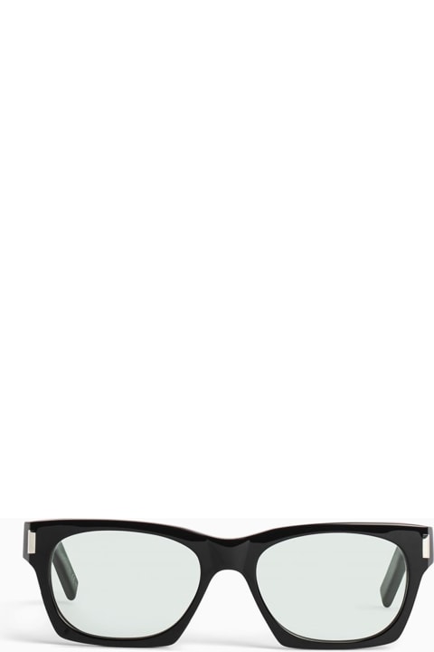 Saint Laurent Eyewear Sl 402 Shiny Black Sunglasses - Black Black Black
