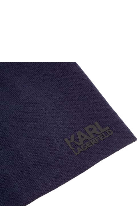 Karl Lagerfeld Karl Logo Beanie - Black