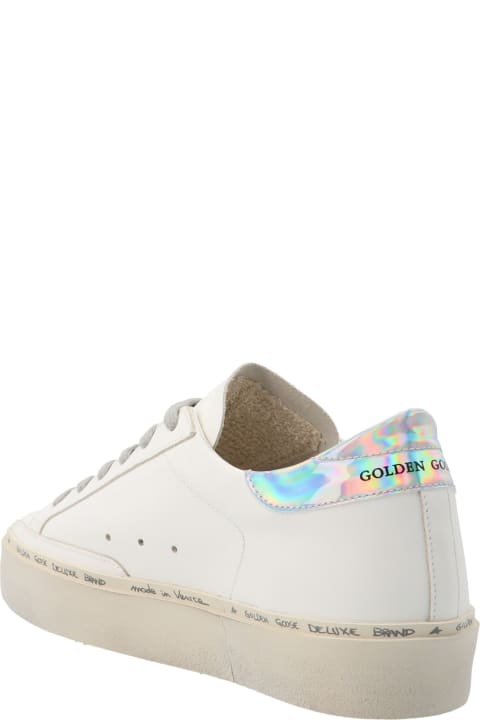 Golden Goose 'hi Star' Shoes - White Ice Orchidp Ink Silver