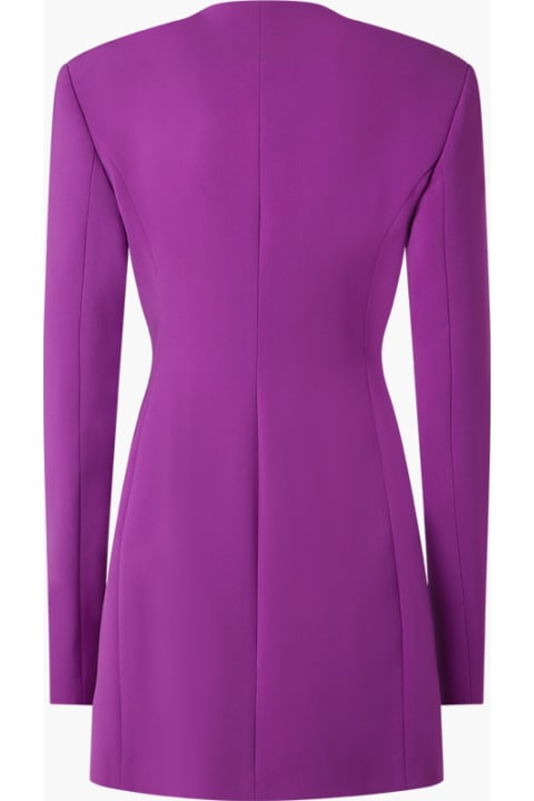 The Attico Jacqueline Mini Dress - Prism violet
