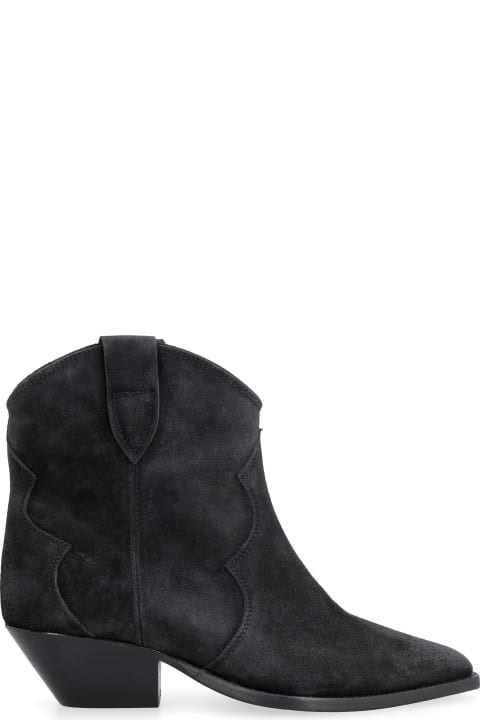 Dewina Suede Cowboy Boots