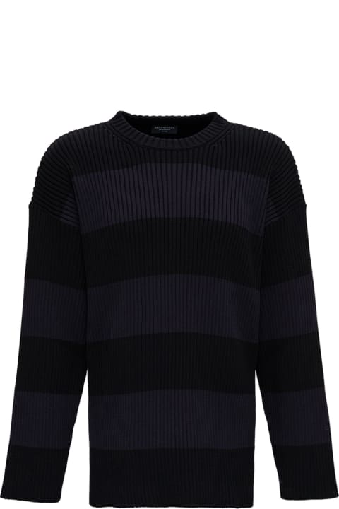 Bb Oversize  Striped Cotton Sweater