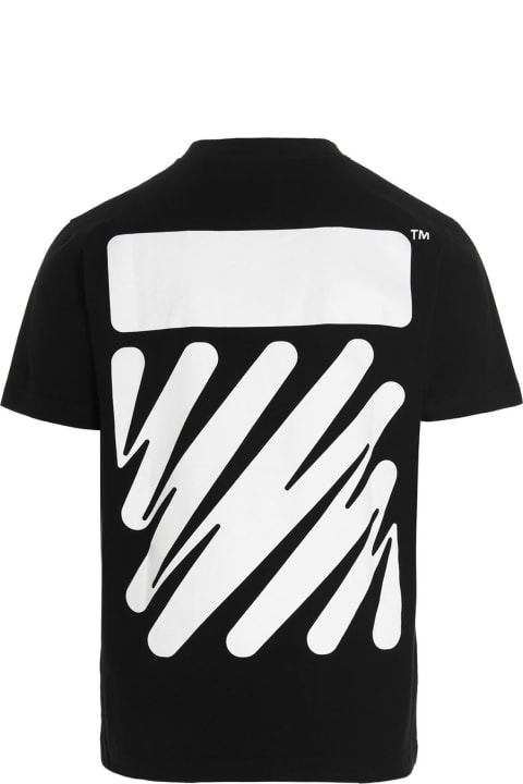 Off-White 'wave Diagonal' T-shirt - White