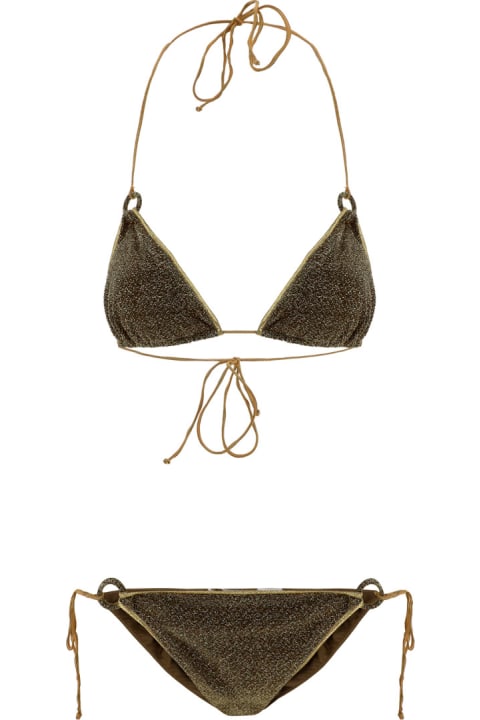 Oseree Lumiere Microkini Ring Swimwear - Sand