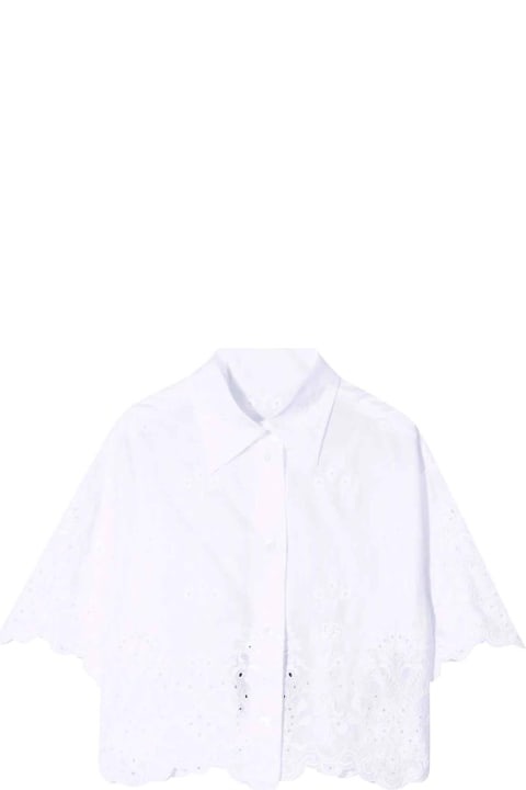 Dolce & Gabbana White Girl Shirt - Multicolor
