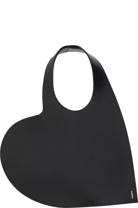 Coperni Heart Tote Bag - Black/white