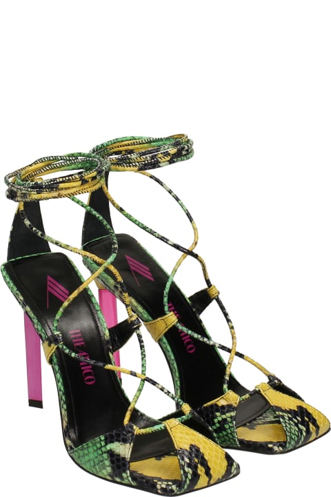 Adele Sandals In Multicolor Leather