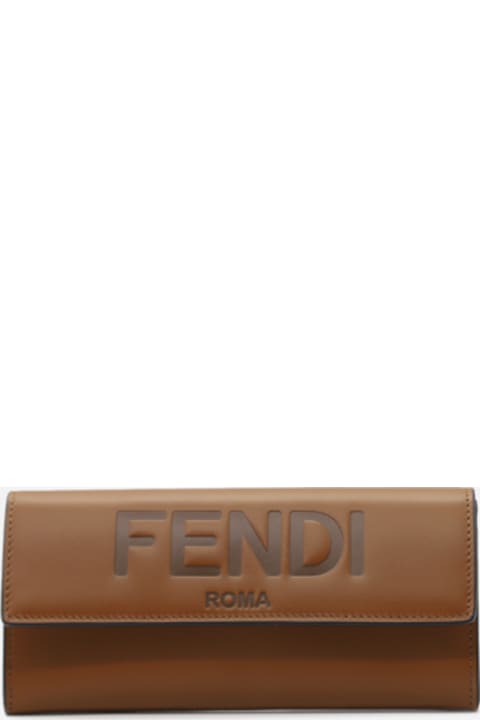 Fendi embroidered-logo shirt Toni neutri