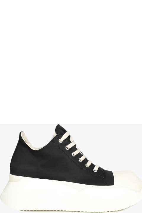 Abstract Low Black nylon low abstract sneaker