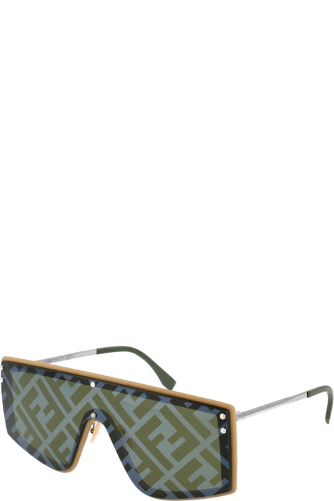 Fendi Eyewear Ff M0076/g/s Sunglasses - 7UH70 IVORY CRYSTAL