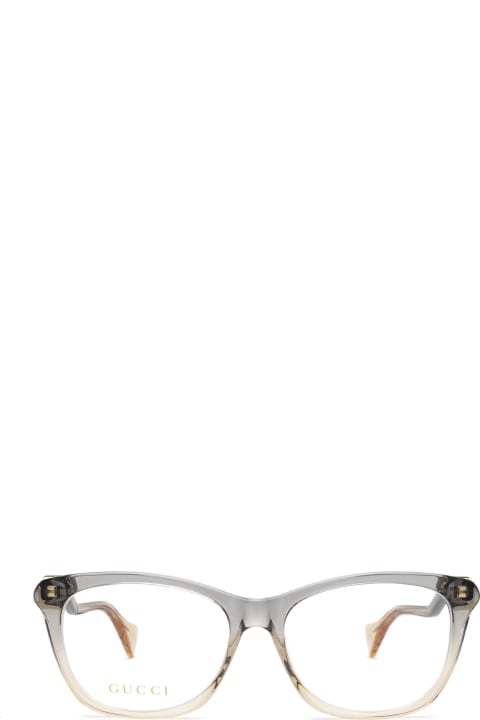 Gucci Eyewear tortoise butterfly frame sunglasses - Black Black Grey