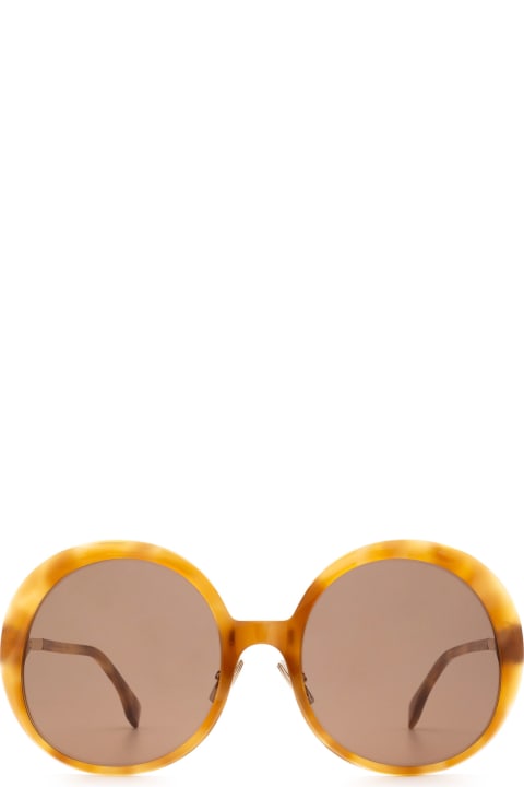 Fendi Eyewear Ff 0430/s Havana Honey Sunglasses - 2F7MD GOLD GREY