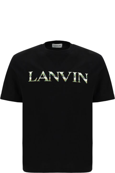 Lanvin Curb Regular T-shirt - Navy blue