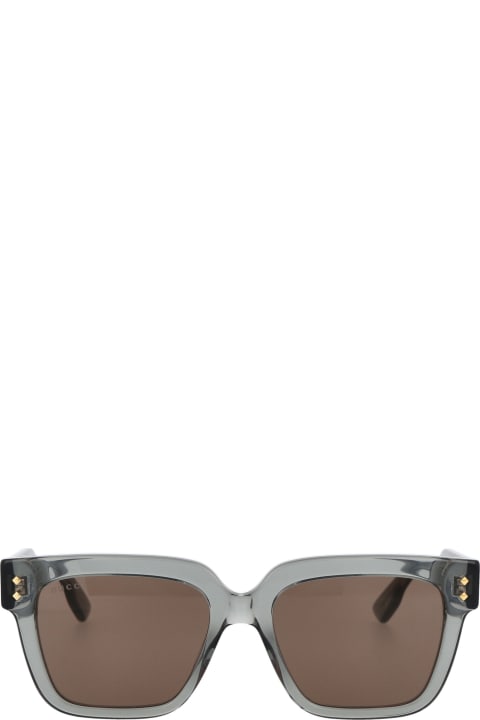 Gucci Eyewear Gg1084s Sunglasses - Black Black Grey