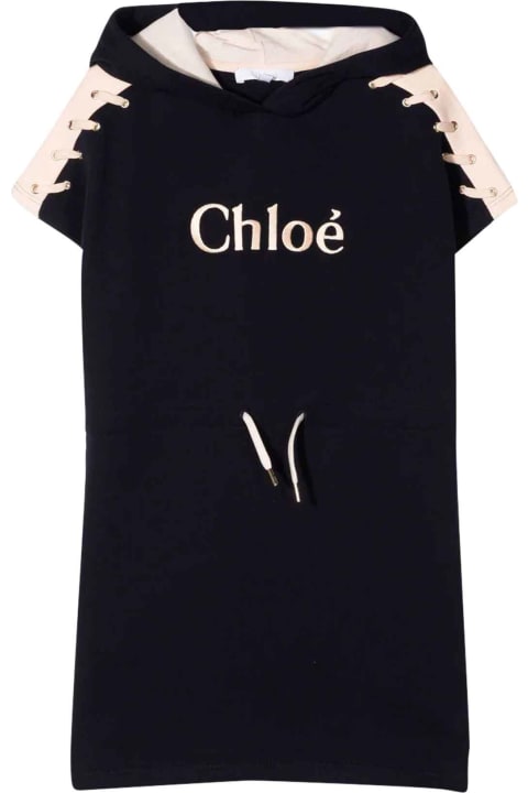 Black Chloé Kids Girl Dress