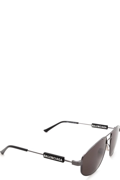 Balenciaga Eyewear Bb0115s Grey Sunglasses - Black Black Grey