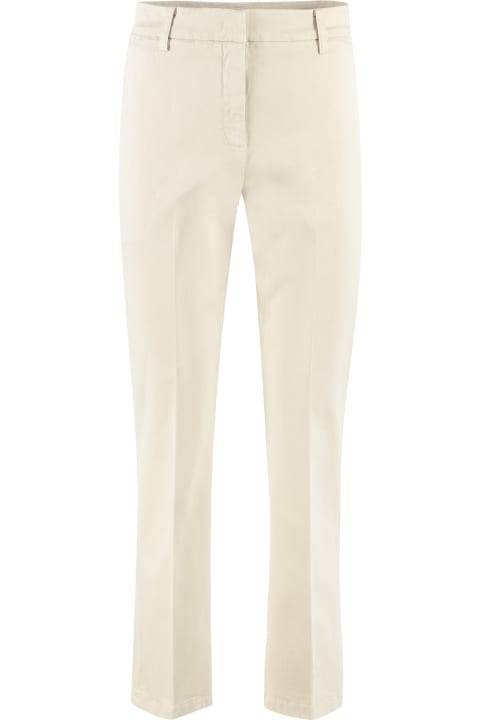 Department Five Jet Cropped Flared Trousers - blue
