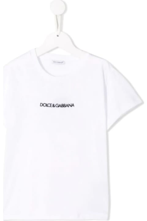 Dolce & Gabbana Loged T-shirt - Brown