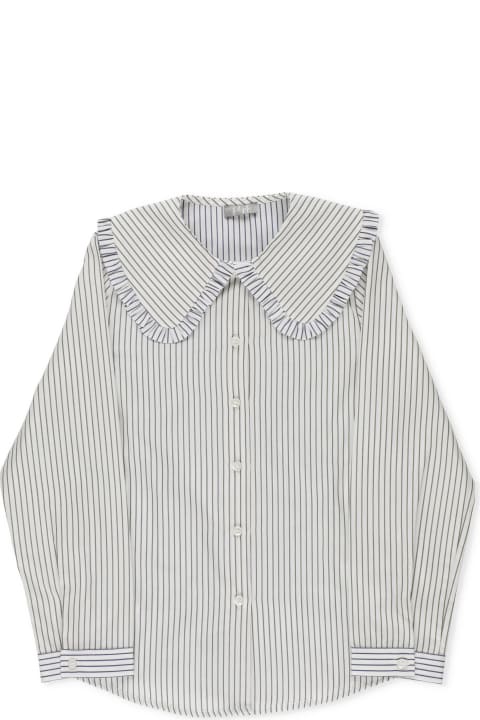 Il Gufo Striped Shirt - Beige