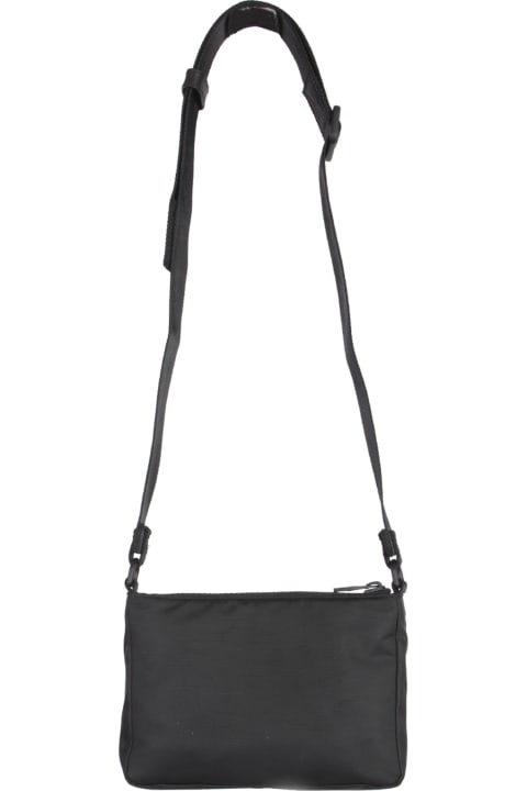Alexander McQueen Smartphone Shoulder Bag - Black washed