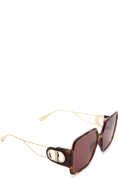 Dior Eyewear 30montaigne2 Havana Sunglasses - J5G GOLD