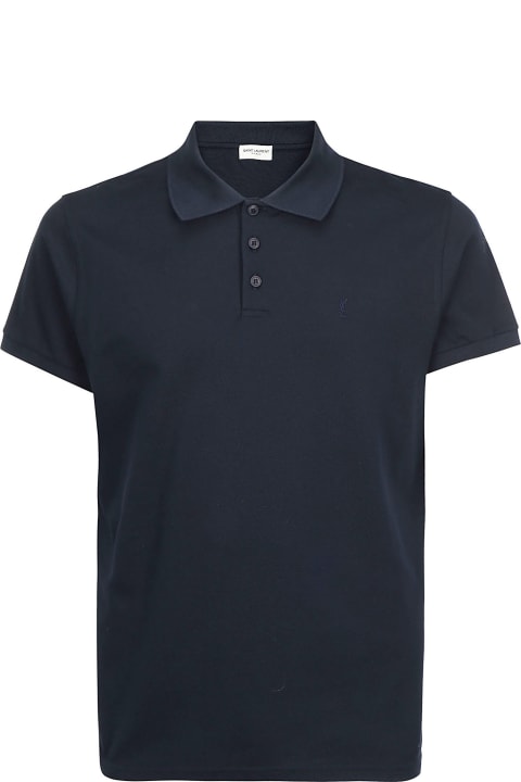 Saint Laurent Polo Shirt - Gris chine