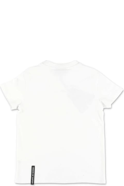 Cotton White Tshirt Pandy Print