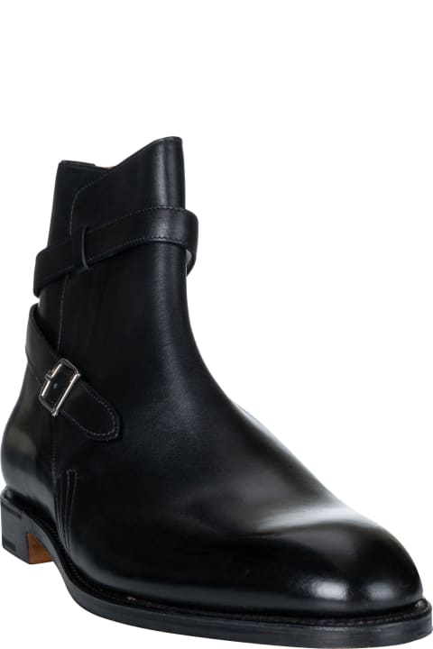John Lobb Abbot Ankle Boots - BLACK (Black)