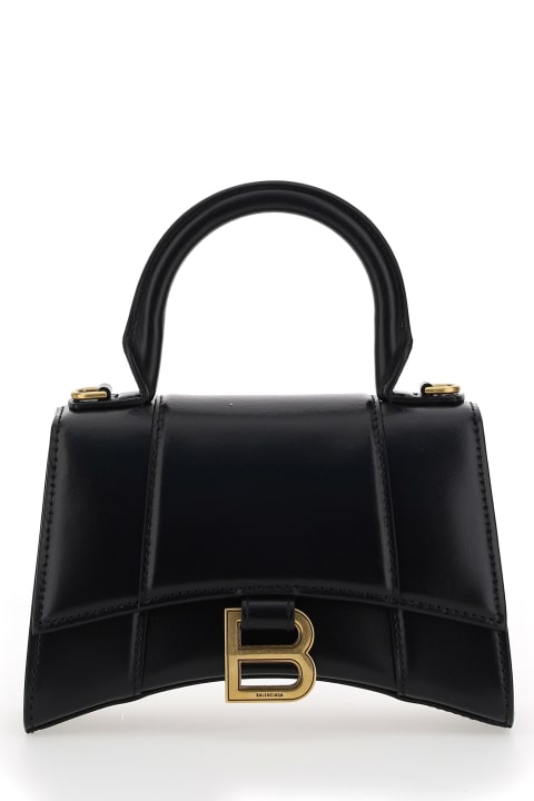 Balenciaga Shiny Box Xs Handbag - Blu