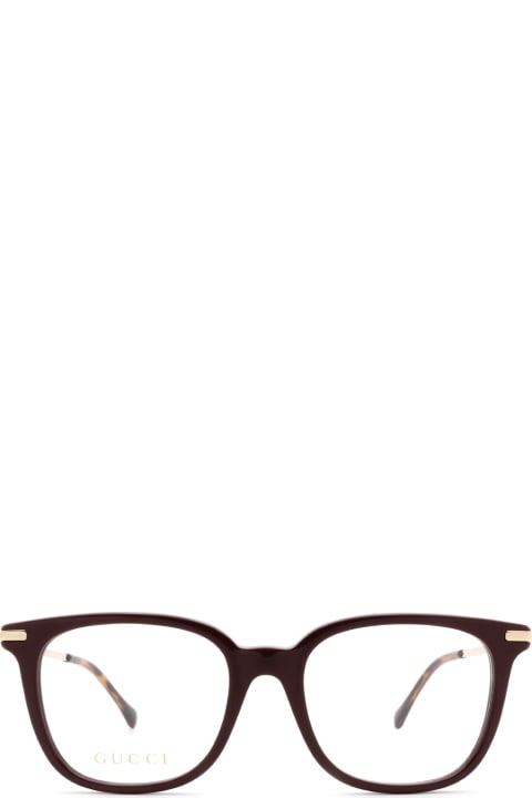 Gucci Eyewear Gg0968o Brown Glasses