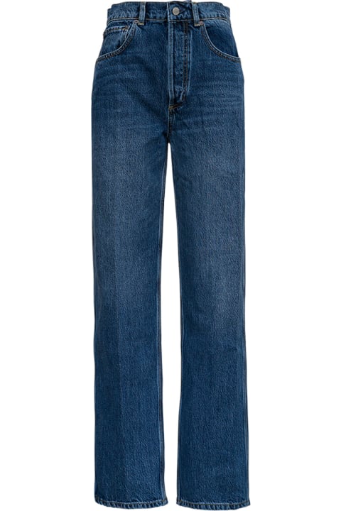 The Ziggy High Waisted Blue Denim Jeans